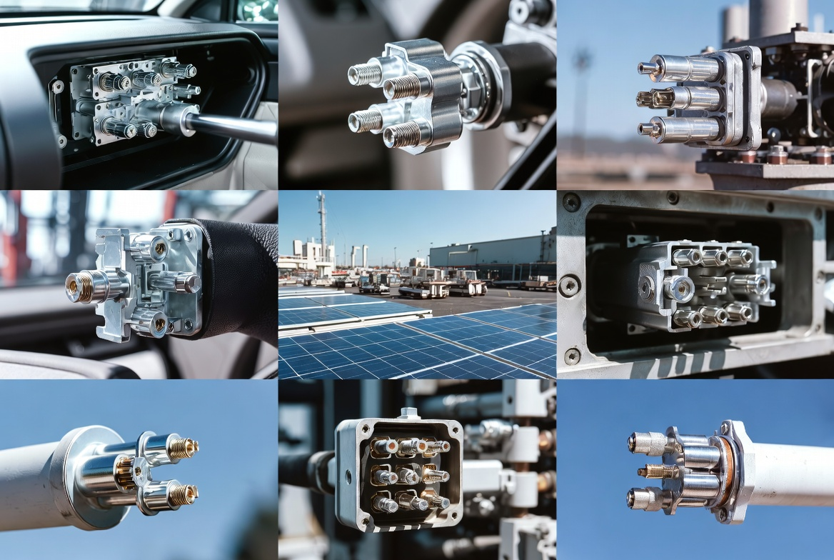 Silver electrical contacts applications in EV automotive solar industrial