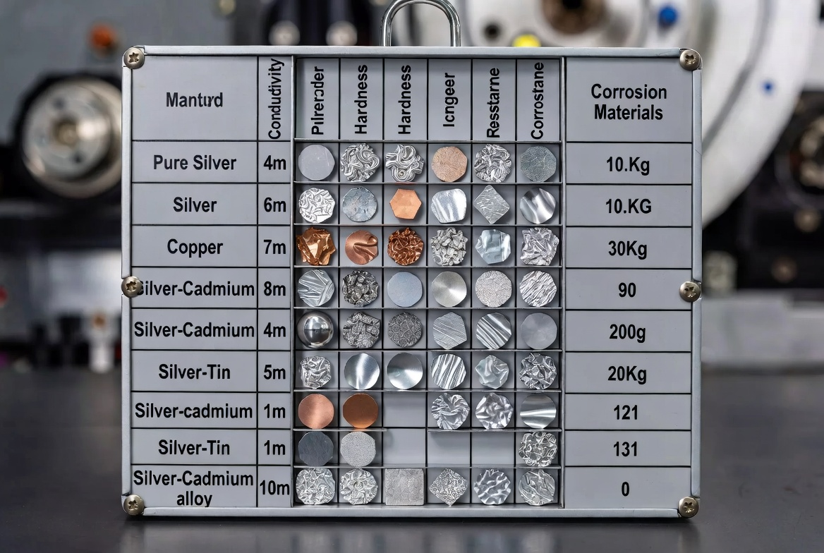 Advantages of electrical silver contacts for industrial switches 2026
