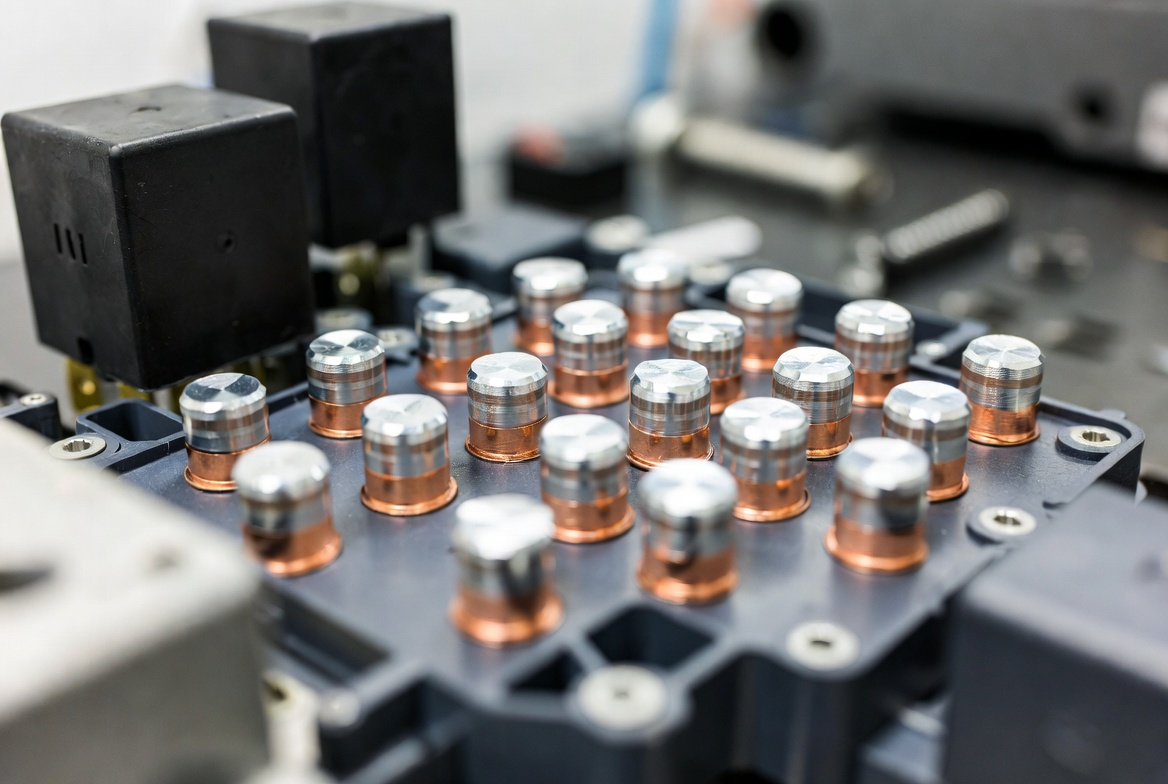 AgSnO2/Cu bimetal rivets in automotive power relay case study 2026