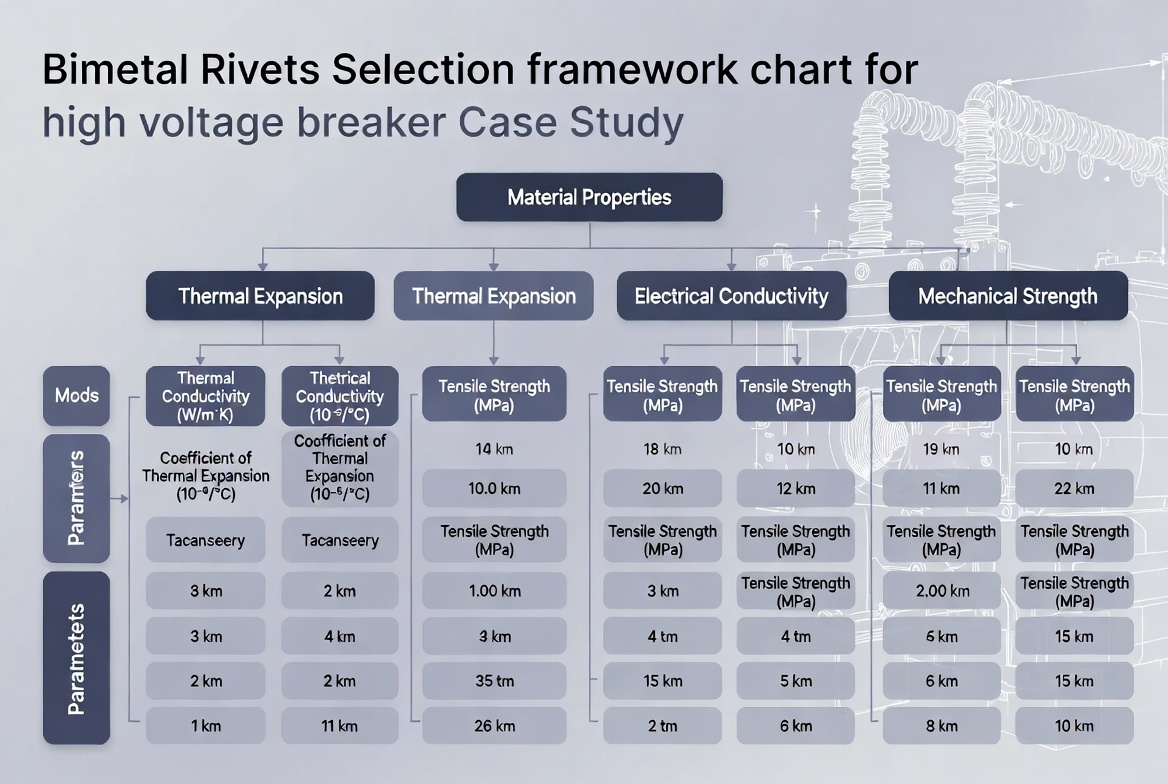 Bimetal rivets selection in high voltage breaker case study 2026