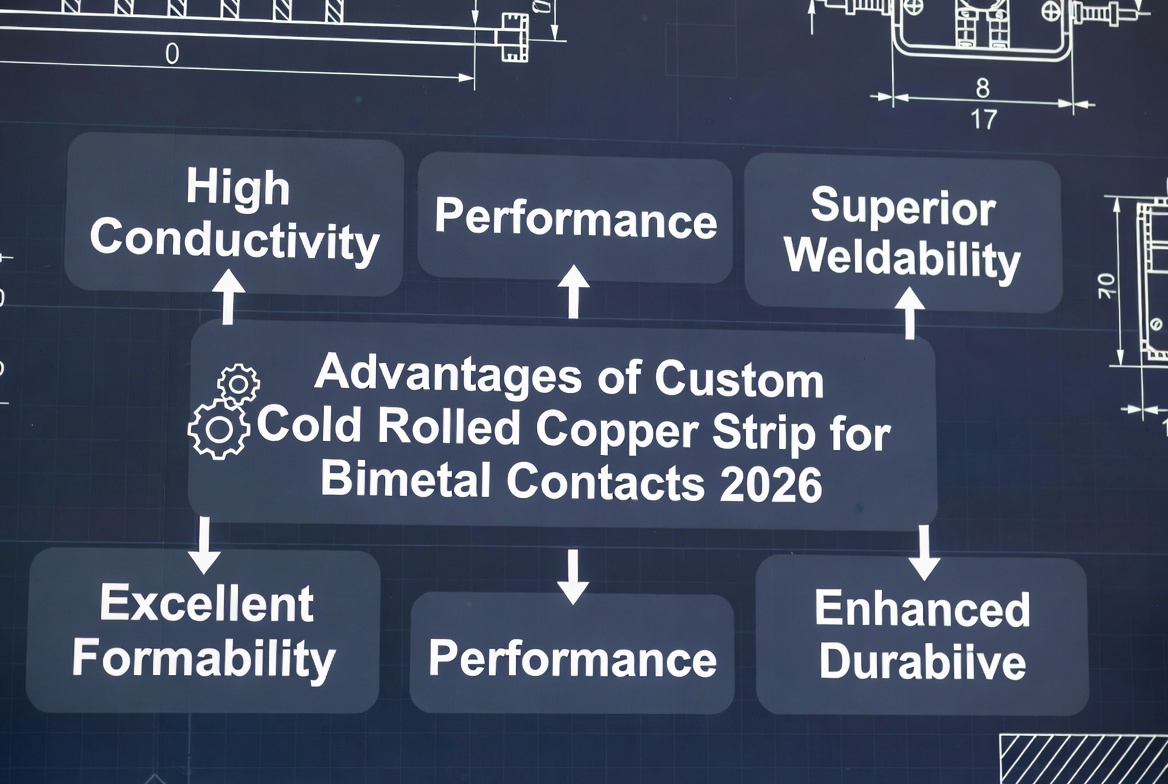 Advantages of custom cold rolled copper strip for bimetal contacts 2026