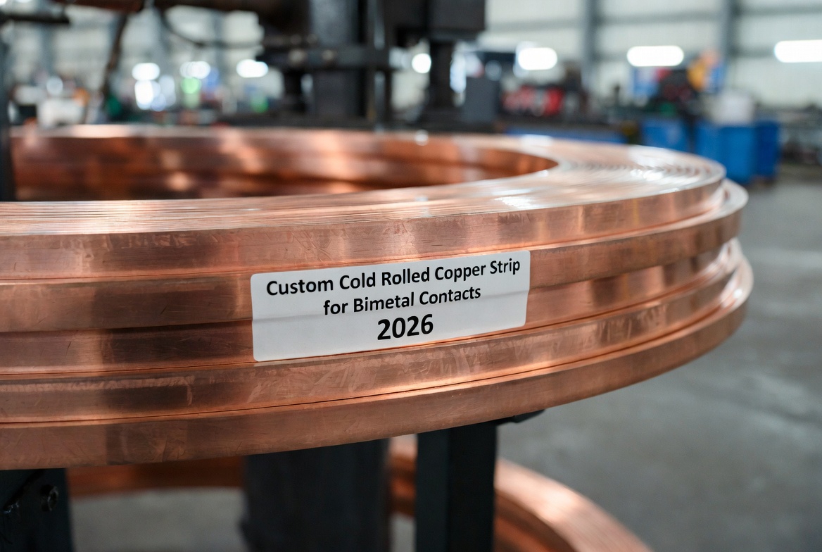 Custom cold rolled copper strip for bimetal contacts 2026