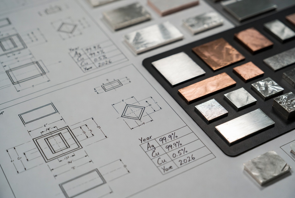 Custom silver electrical contacts materials from drawings 2026