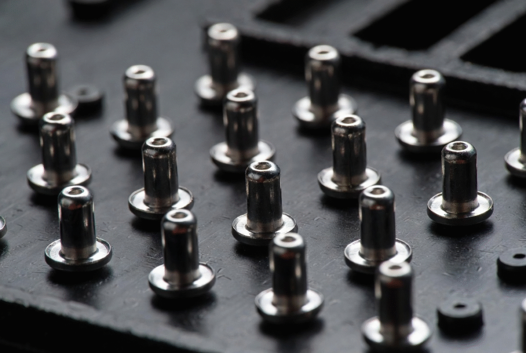Precision-cold-headed AgNi rivets for automotive relays