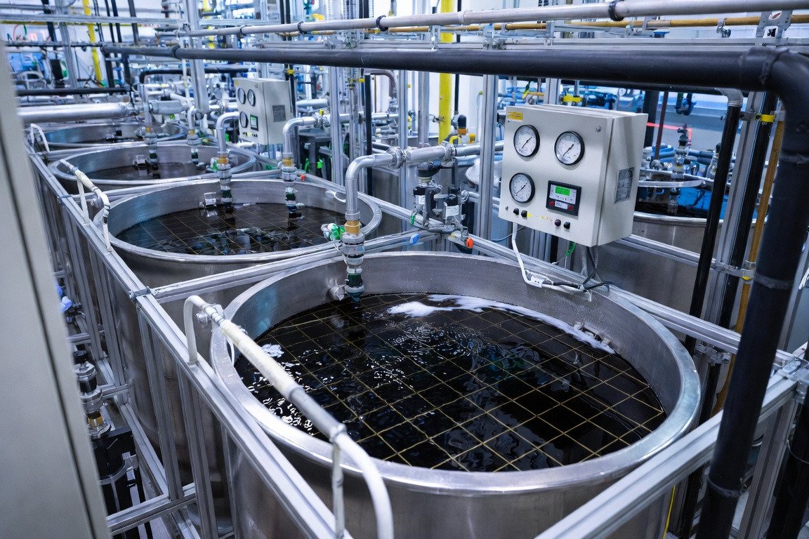 Liquid flow battery long duration energy storage