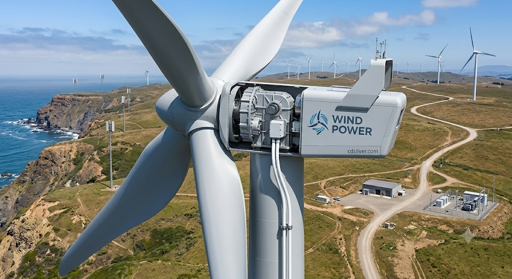 Onshore wind energy wind turbines power